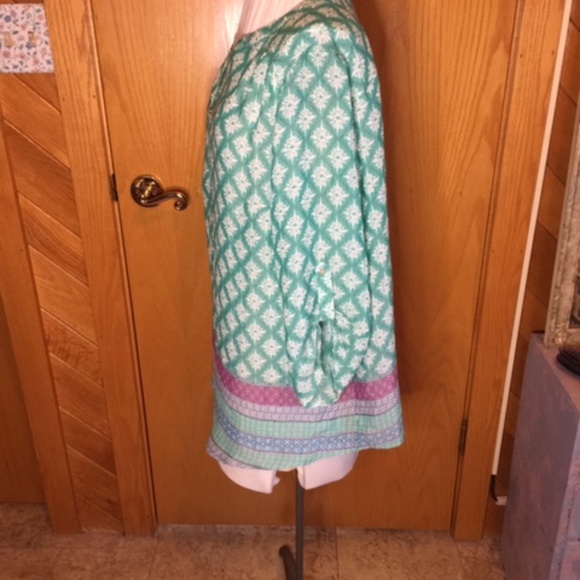FADED GLORY Light teal top Size 2X - Picture 2 of 4